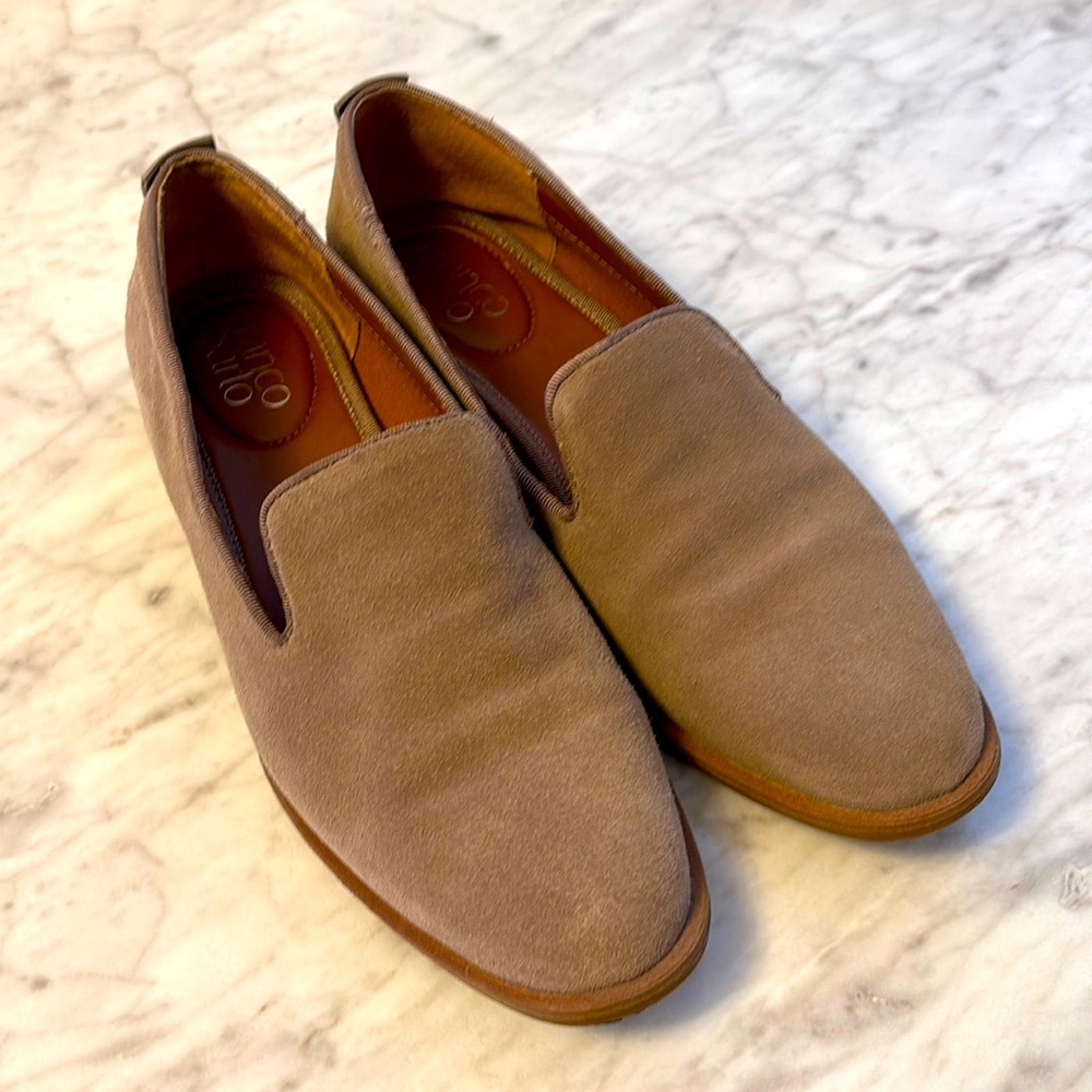Franco Sarto suede loafers